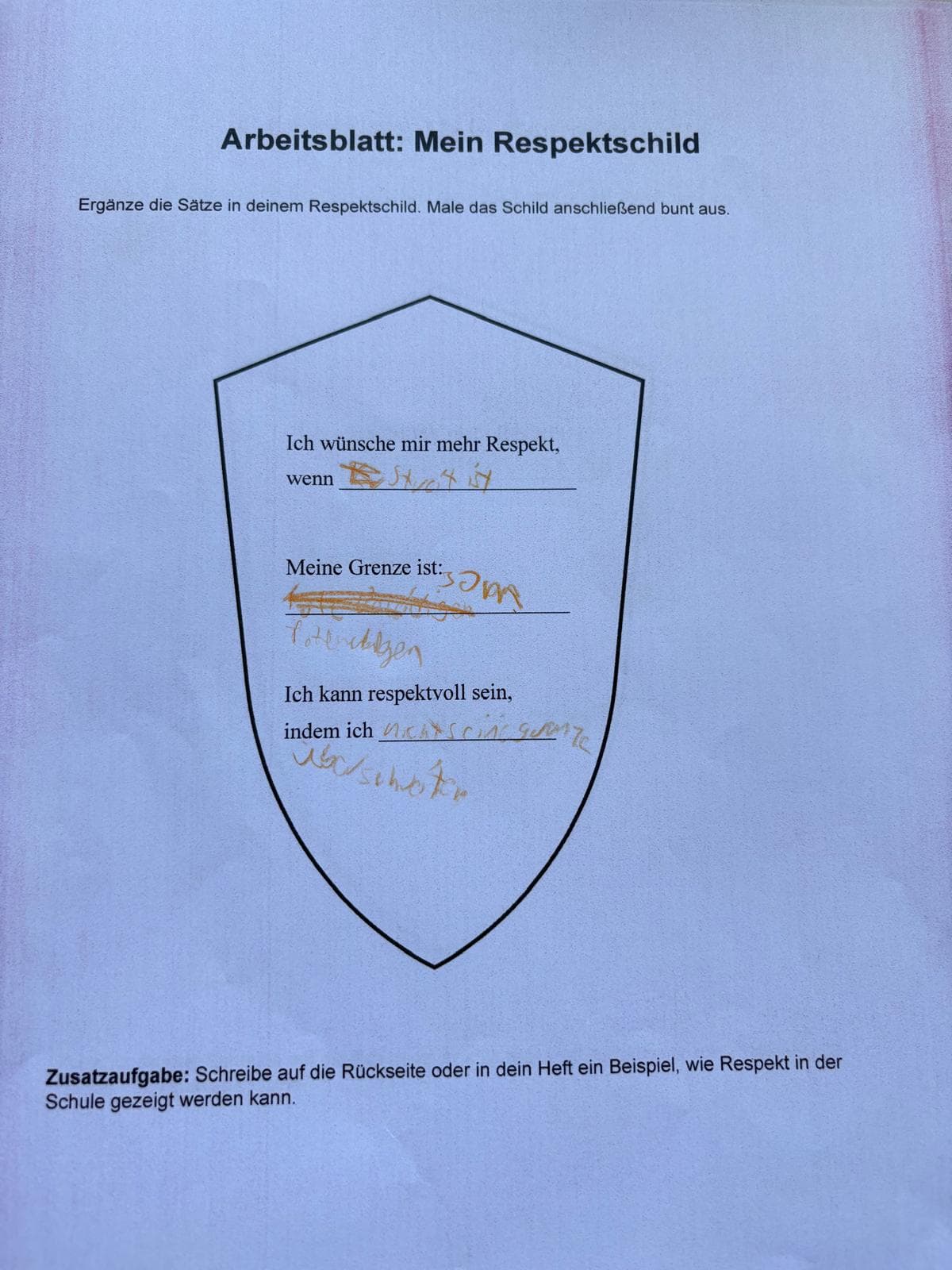 Respektschild